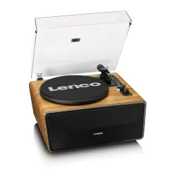 Gramofon Lenco LS-570OK Manualny Napęd paskowy, Przedwzmacniacz Bluetooth Drewno