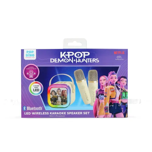 Mikrofon z głośnikiem Bluetooth OTL Technologies Kpop Demon Hunter 5W Beżowy