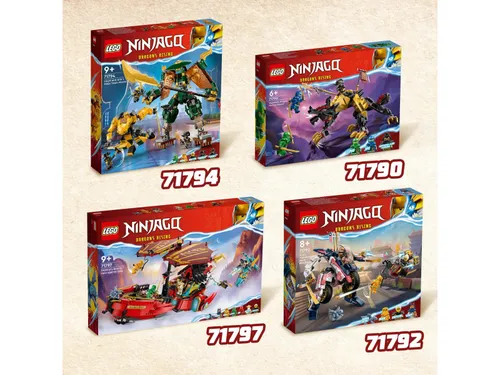 LEGO Ninjago 71792 Sora'nın kürkü yarış bisikletine dönüşüyor