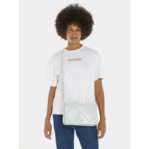 Geantă de mână Calvin Klein Quilt K60K611759 Gri