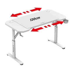 Biurko gamingowe HUZARO Hero 2.6 Biały