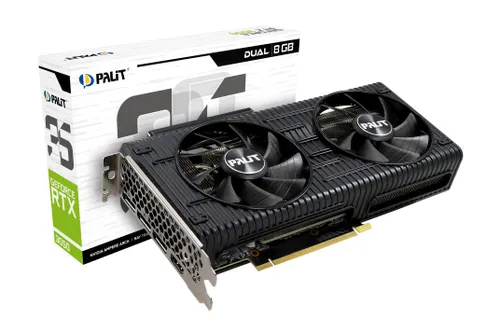 Karta graficzna Palit GeForce RTX 3050 Dual 8GB GDDR6 128bit DLSS