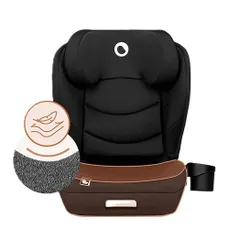 Fotelik samochodowy LIONELO Neal i-Size 100-150 cm (15-36 kg) Czarny