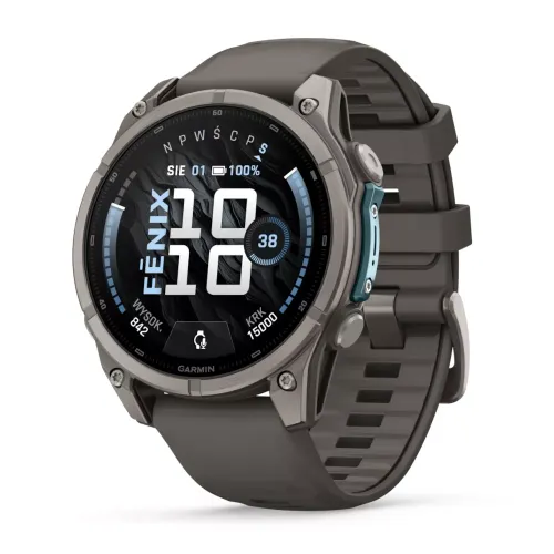 Smartwatch Garmin Fenix 9 47mm Pebble Grey/Titanium