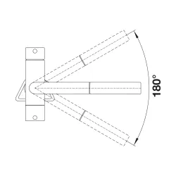 Bateria BLANCO Fontas-S II Ultraresist 525199 Stalowy
