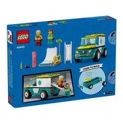 LEGO City 60403 скорая помощь и сноубордист