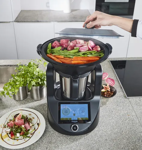 Robot wielofunkcyjny PHILIPIAK COOKOVER C-01 (WiFi) z wbudowaną wagą i funkcją gotowania, dostępem do ponad 2400 darmowych przepisów