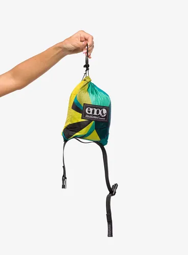 Hamak turystyczny ENO DoubleNest Print Hammock - boulder/melon