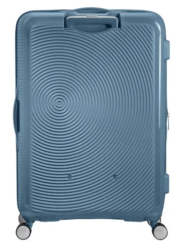 American Tourister Soundbox-stone blue Büyük Genişletilebilir Bavul