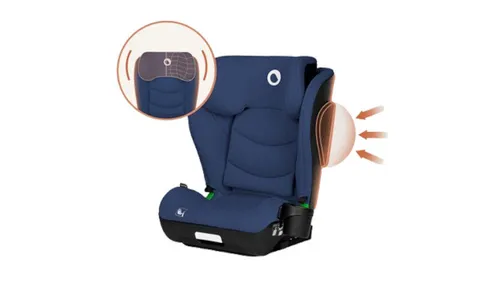 Fotelik samochodowy LIONELO Neal i-Size 100-150 cm (15-36 kg) Niebieski
