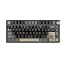 Klawiatura mechaniczna Royal Kludge RK-R75 Phantom Silver Switch Czarno-Szary