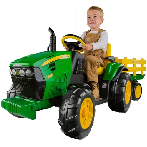 Traktor na Akumulator John Deere Ground Force 12V Peg Perego LiFePO4 litowy