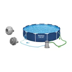 Basen stelażowy Bestway ogrodowy okrągły pompa 366x76cm 16w1