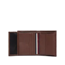 Большой мужской кошелек Tommy Hilfiger Th Central Trifold Am0am11851 Dark Chestnut GT8