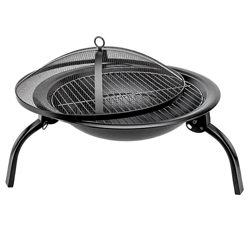 Grill węglowy VELACO VL07-BLACK Czarny