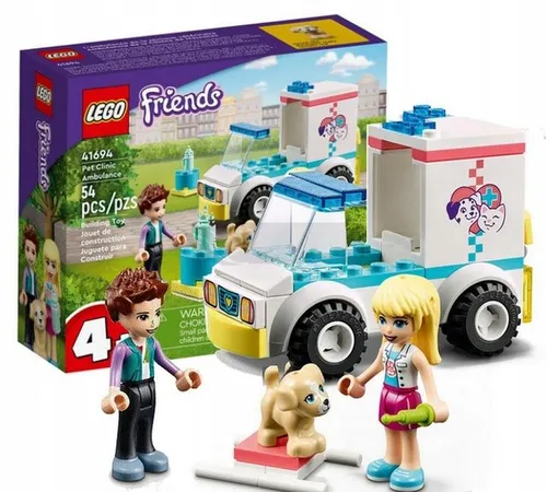LEGO FRIENDS 41694 KARETKA KLINIKI DLA ZWIERZĄTEK
