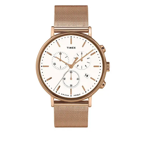 Timex Fairfield TW2T37200 gül Altın / Gül Altın