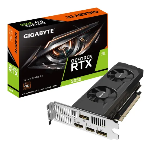 Karta graficzna Gigabyte GeForce RTX 3050 OC Low Profile 6GB GDDR6 96bit DLSS