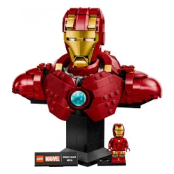 LEGO Klocki Super Heroes 76327 Popiersie Iron Mana MK4