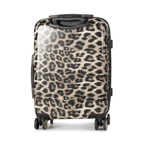 Маленький жесткий чемодан Puccini Beverly Hills ABS015C 6 Leopard / Lamprd / Bez