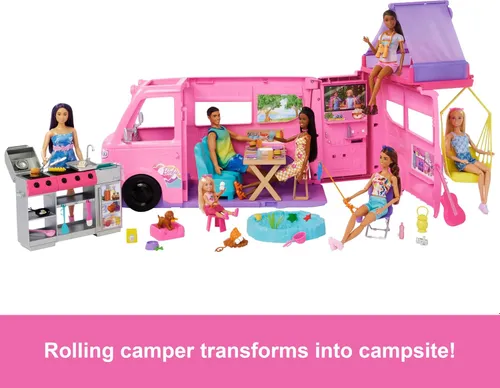 Barbie Kamper Marzeń DreamCamper 2025 + akcesoria HRJ78