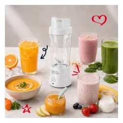 Blender kielichowy Webber PB500 0,7l Biały