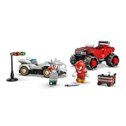 LEGO 77118 Sonic the Hedgehog Silver w samochodzie kontra Knuckles w monster trucku