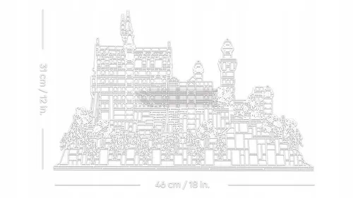 KLOCKI LEGO ARCHITECTURE 21063 ZAMEK NEUSCHWANSTEIN