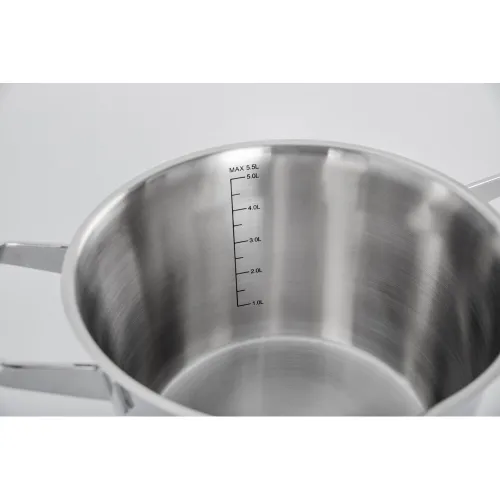 Zestaw garnków GÖTZE & JENSEN Denver CS700 Inox (10 elementów)