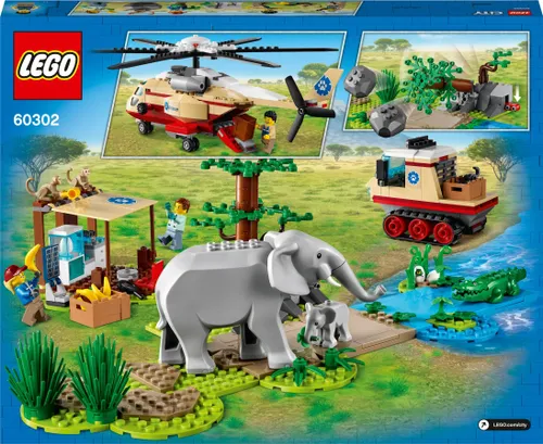 Конструктор Lego City спасает диких животных (60302)