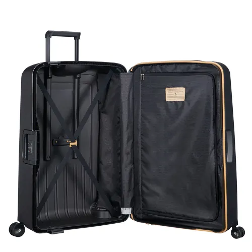 Средний чемодан Samsonite S'Cure Eco-black