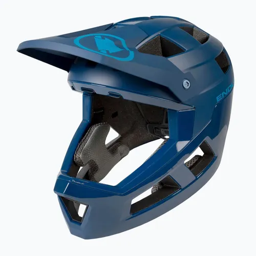 Kask rowerowy Endura Singletrack Full Face blueberry