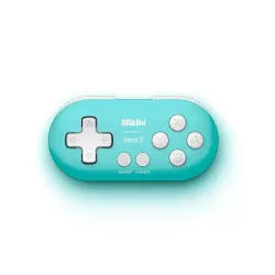 Геймпад Pad 8BitDo Zero 2 Bluetooth для ПК, Nintendo Switch, Android беспроводной бирюзовый