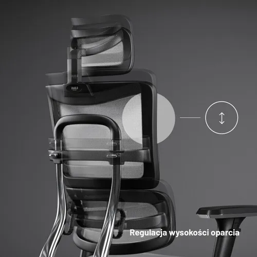 Fotel DIABLO CHAIRS V-Master Biało-czarny