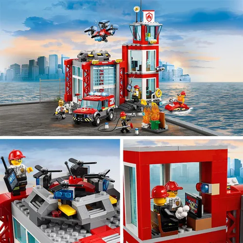 LEGO City Remiza strażacka (60215)