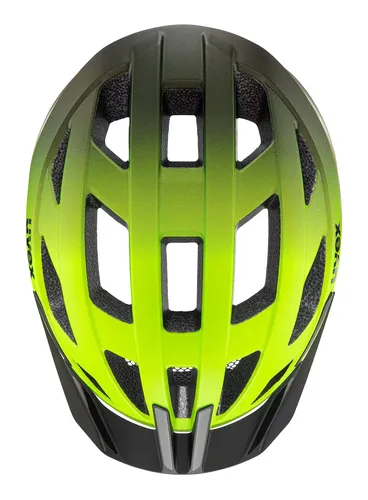 Kask rowerowy Uvex I-vo 2 - neon yellow/black matt