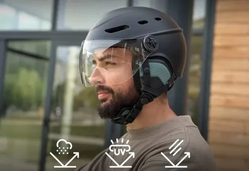 Kask rowerowy T'NB UMHELMVSL Czarny (Rozmiar L)