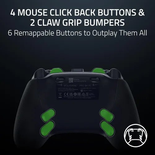 Pad Razer Wolverine V3 Pro 8K PC Bezprzewodowy Czarny