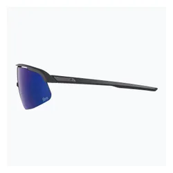 Okulary przeciwsłoneczne Alpina Turbo Pro S Q-Lite black matt/ blue mirror