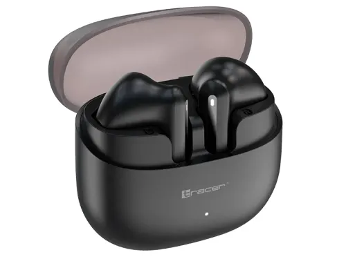 Słuchawki bezprzewodowe Tracer T12 TWS BT BLACK Douszne Bluetooth 5.4 Czarny
