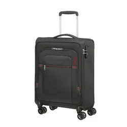 Walizka kabinowa American Tourister Crosstrack - grey/red