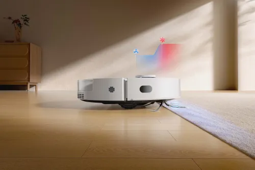 Robot sprzątający Dreame D20 Plus Funkcja mopowania Stacja oczyszczająca Tworzenie mapy pomieszczenia Biały