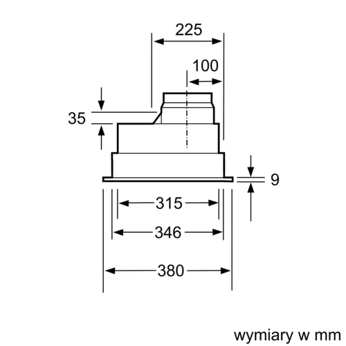 Okap Siemens LB75565 Srebrny
