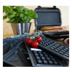 Opiekacz Kohersen Black Matt NX Ceramic 3w1 Max Trójkąty Gofry Panini 850W