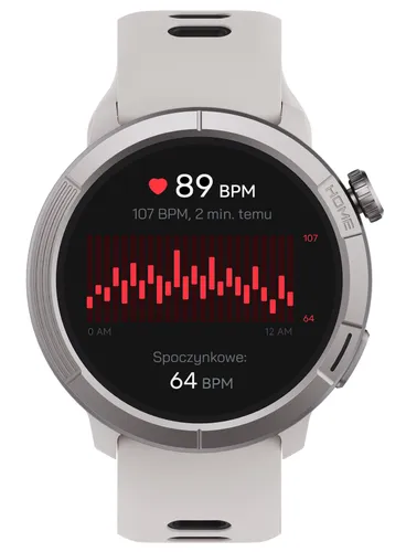 Smartwatch STELIO Activ Pro AI GPS 46mm Tytanowy