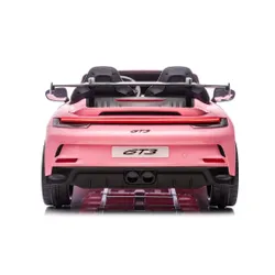 Samochód Na Akumulator Dla 2 Dzieci Porsche 911 Gt3 24V Eva LED 2 Silniki