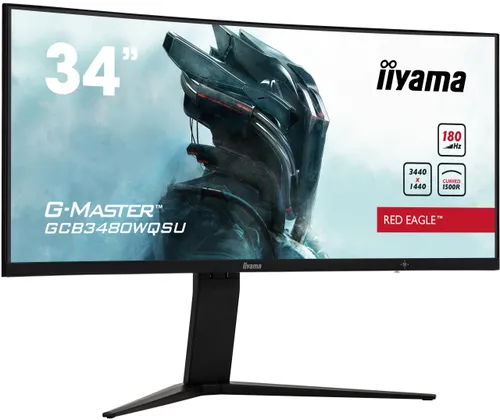 Monitor iiyama G-Master Red Eagle GCB3480WQSU-B1 34" UWQHD VA 180Hz 0,4ms Zakrzywiony Gamingowy