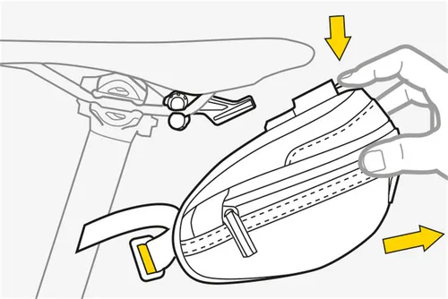 Подседельная велосумка Topeak Wedge Pack II