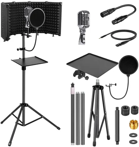 Mikrofon z ekranem akustycznym MUSICMATE MM-450 StudioMaster Pro