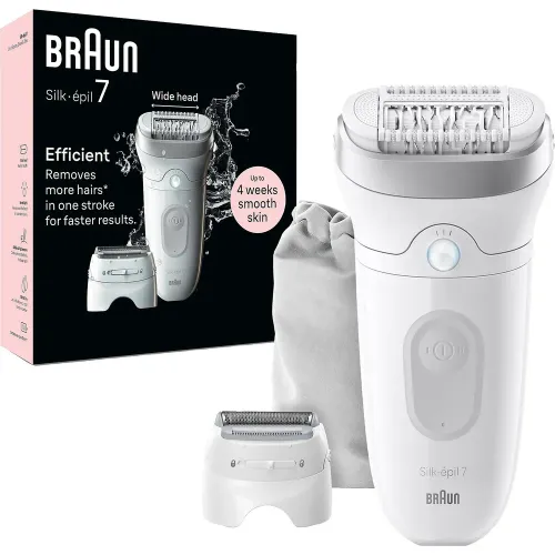 Эпилятор Braun S7 SE 7-041 Silver с бритвенной насадкой